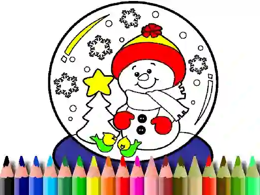 Lojë Back To School: Christmas Coloring Book në internet