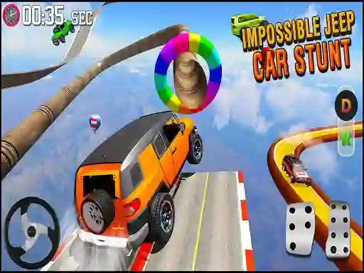 Lojë GT Jeep Impossible Mega Dangerous Track në internet