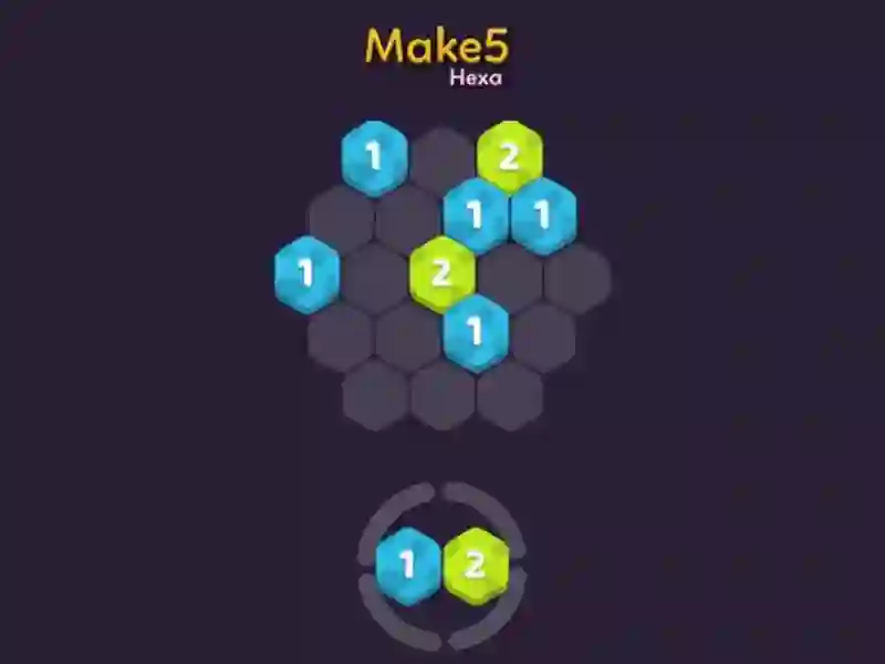 Lojë Make 5 Hexa në internet