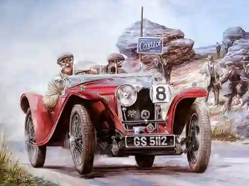 Lojë Vintage Cars Puzzle në internet
