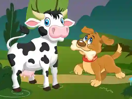 Lojë Domestic Animals Memory në internet