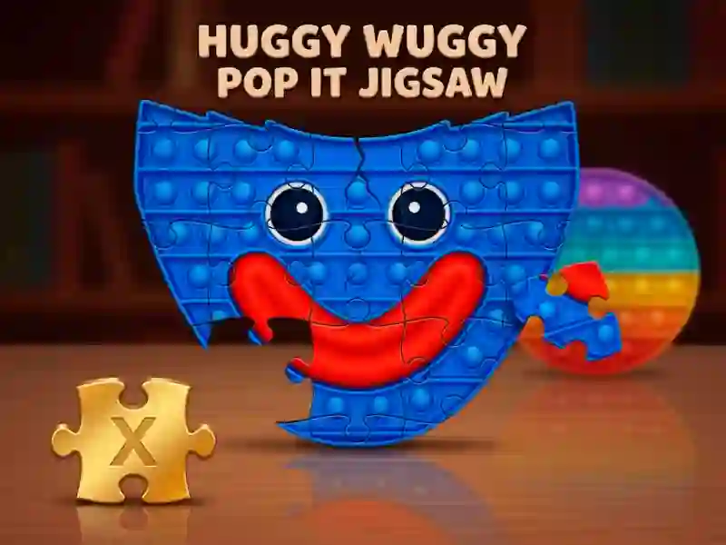 Lojë Huggy Wuggy Pop It Jigsaw në internet