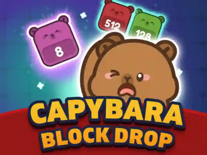 Lojë Capybara Block Drop në internet