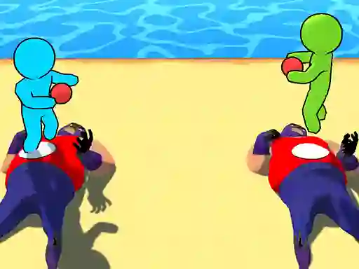 Lojë Dodge Ball Jump në internet
