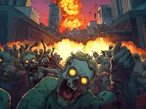 Lojë Zombie Siege.io në internet