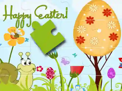 Lojë Happy Easter Puzzle në internet