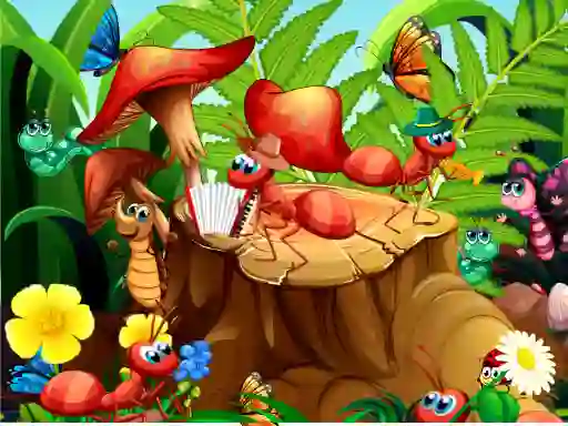 Lojë Hidden Objects Insects në internet