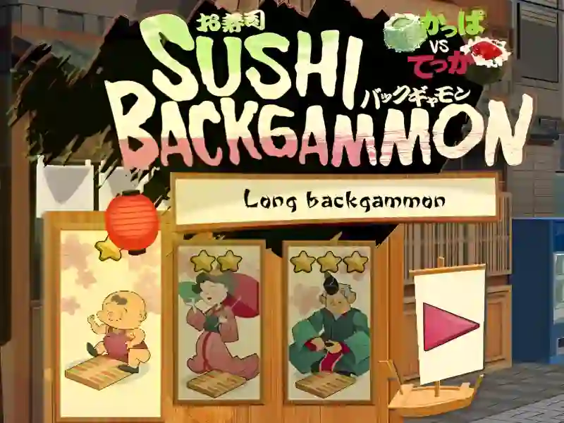 Lojë Sushi Backgammon në internet