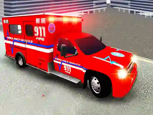 Lojë City Ambulance Driving në internet