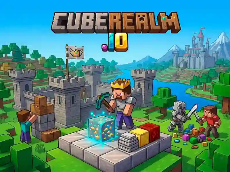 Lojë CubeRealm.io në internet