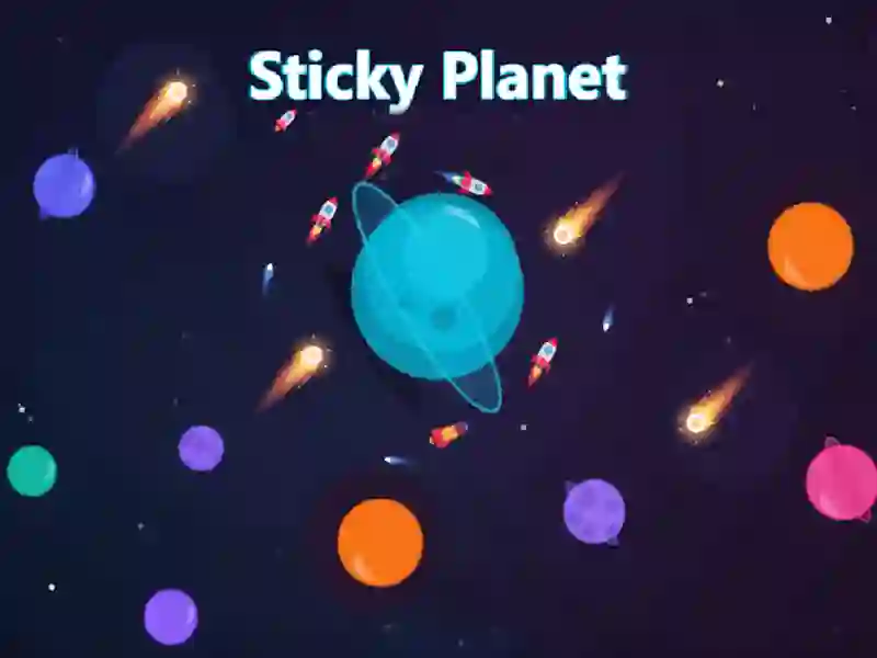 Lojë Sticky Planet në internet