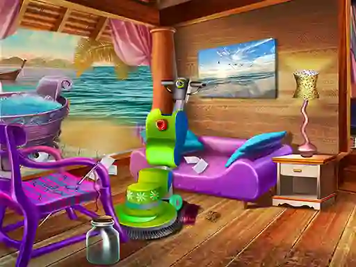 Lojë Beach House Cleaning në internet