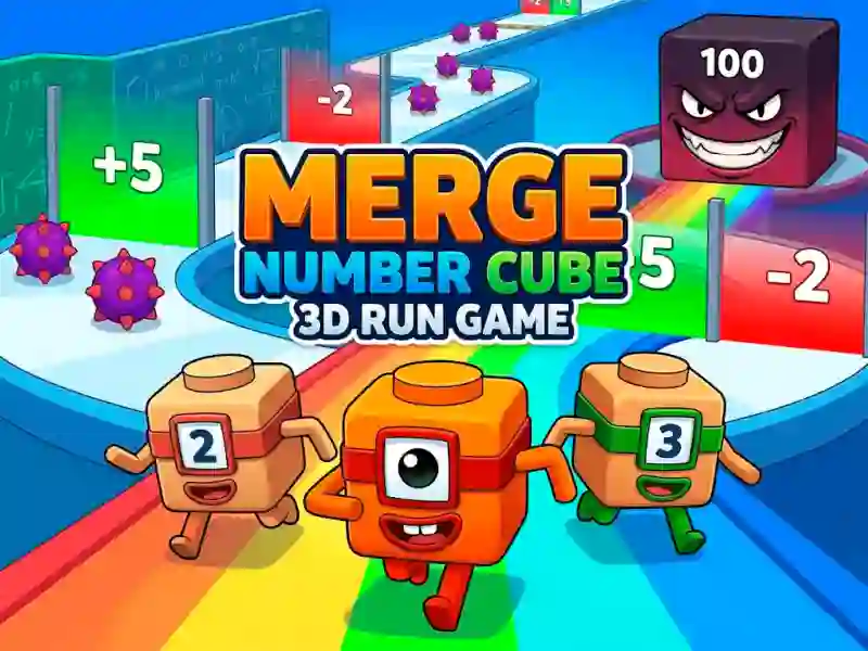 Lojë Merge Number Cube 3d Run Game në internet