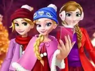 Lojë Princess Christmas Selfie në internet