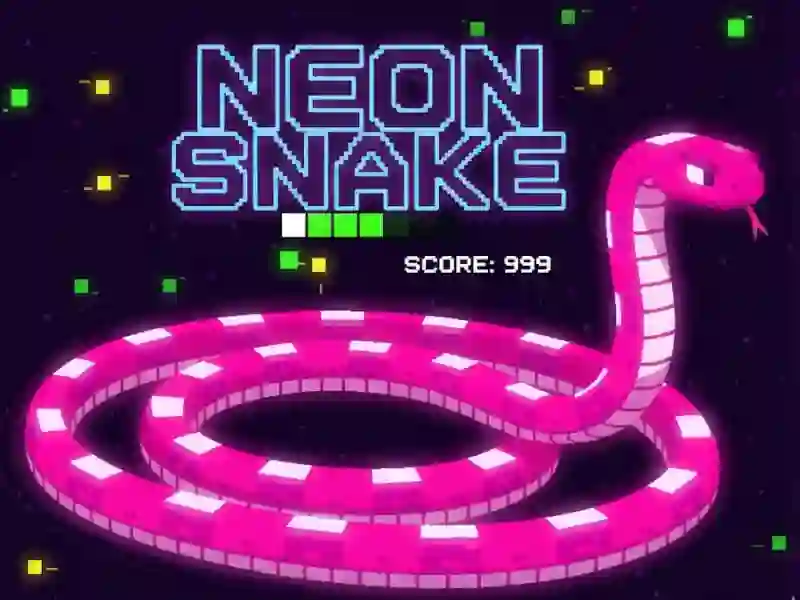 Lojë Neon Snake në internet