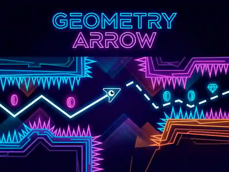 Lojë Geometry Arrow në internet