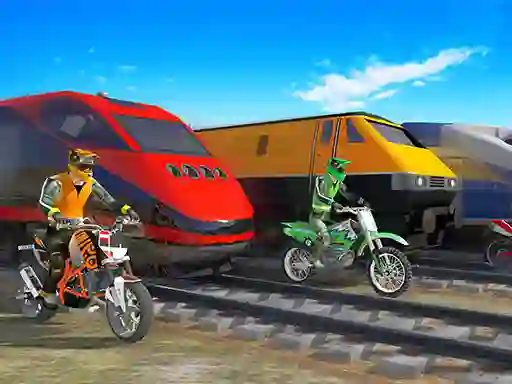Lojë Bike vs Train në internet