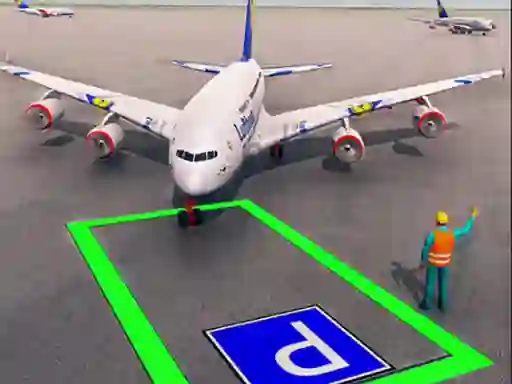 Lojë Air Plane Parking 3d në internet