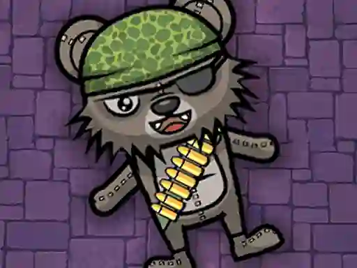 Lojë Zombies Bears Shooting në internet