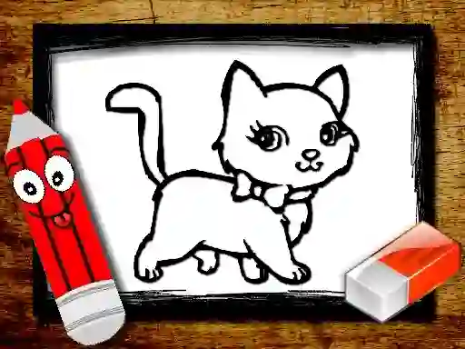 Lojë Back to School: Animals Coloring Book në internet