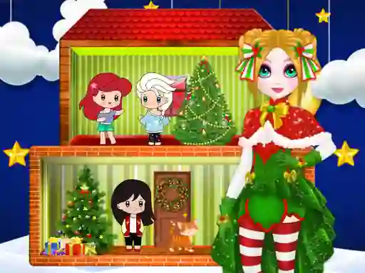 Lojë Christmas Puppet Princess House në internet