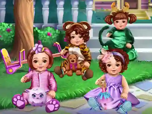 Lojë Kindergarten: Dress Up në internet