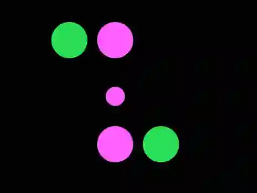 Lojë Dots vs Dots në internet