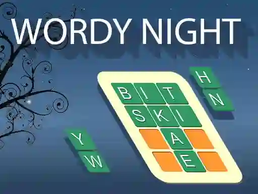 Lojë Wordy Night në internet