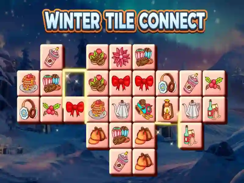Lojë Winter Tile Connect në internet