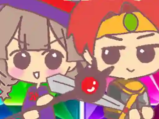 Lojë 3 match puzzle battle në internet