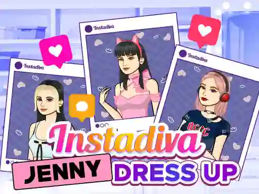 Lojë Instadiva Jenny Dress Up në internet