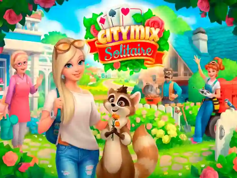 Lojë City Mix Solitaire në internet