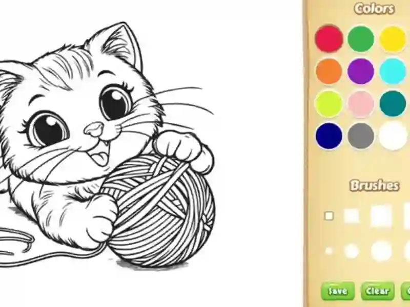 Lojë Cat Coloring Book në internet