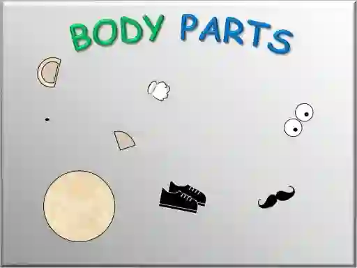 Lojë Body parts në internet