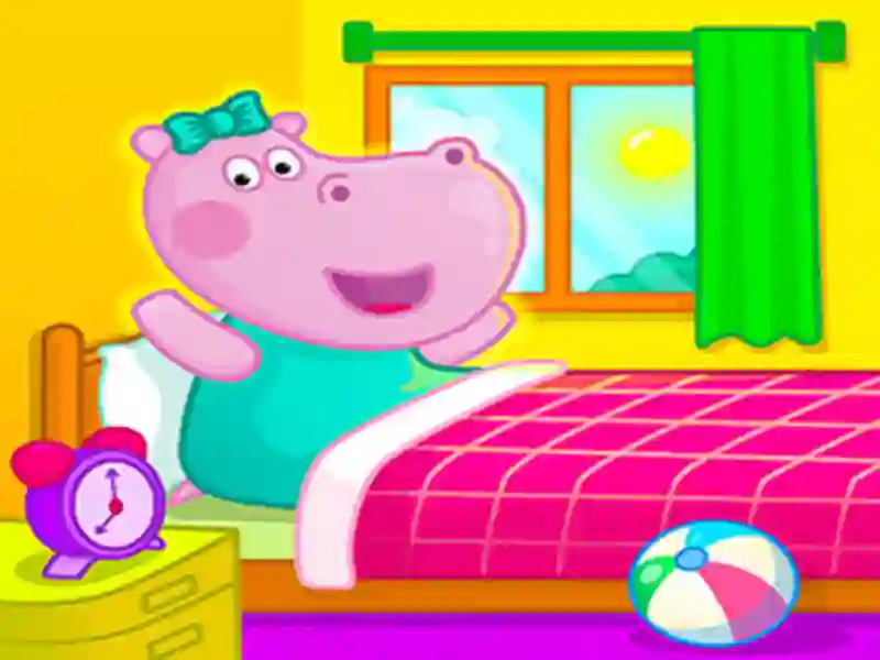 Lojë Hippo Good Morning në internet