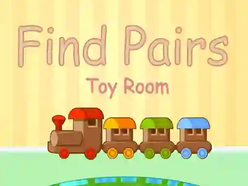 Lojë Find Pairs Toy Room në internet