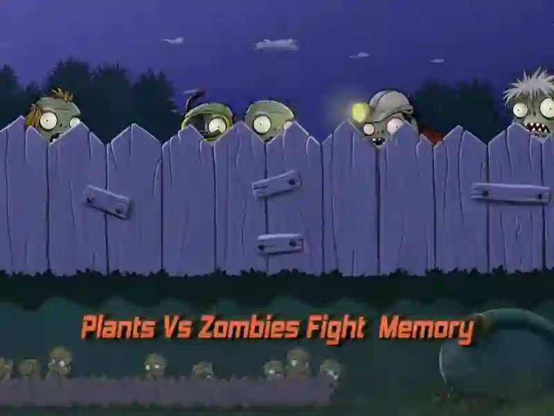 Lojë Plants vs Zombies Fight Memory në internet