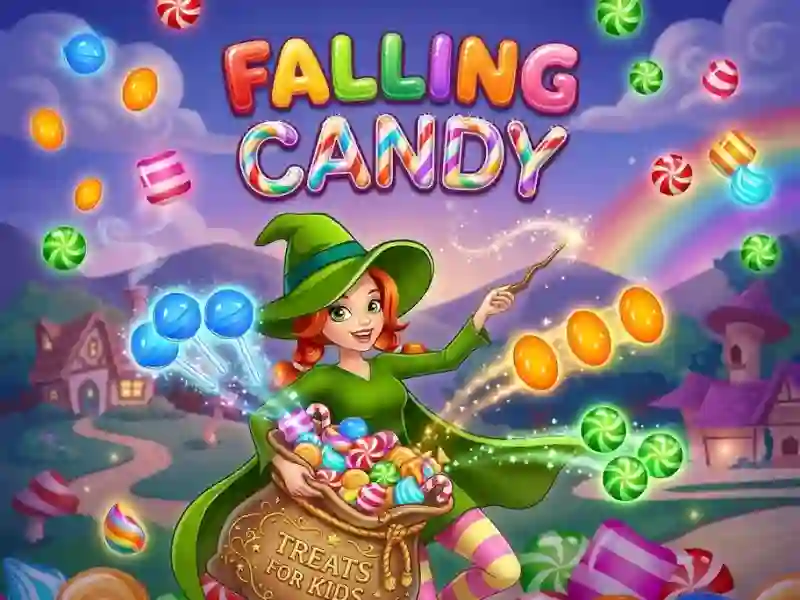 Lojë Falling Candy në internet