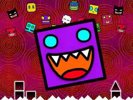 Lojë Geometry Dash Crazy në internet