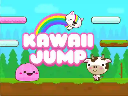 Lojë Kawaii Jump në internet