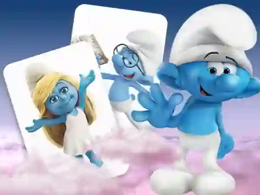 Lojë Smurfs memory card Match në internet