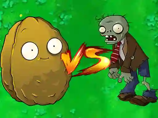 Lojë Potato vs Zombies në internet