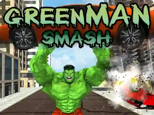 Lojë Green Man Smash në internet