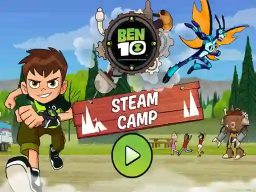 Lojë Ben 10 Steam Camp në internet