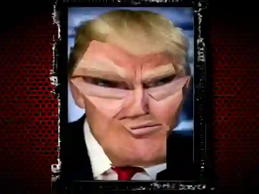 Lojë Trump Funny face në internet