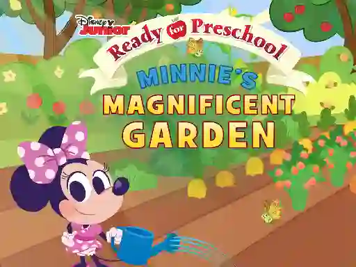 Lojë Ready For Preschool Minnie's Magnificent Garden në internet