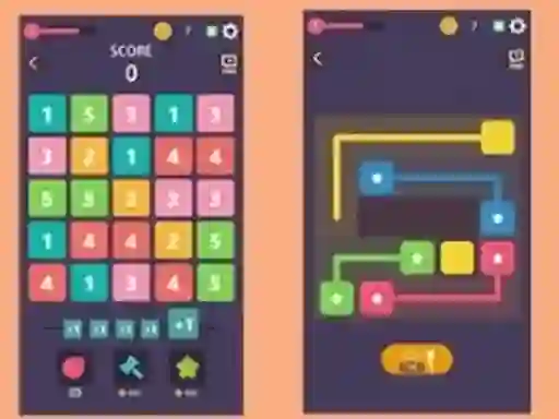 Lojë 3 in 1 Puzzle në internet