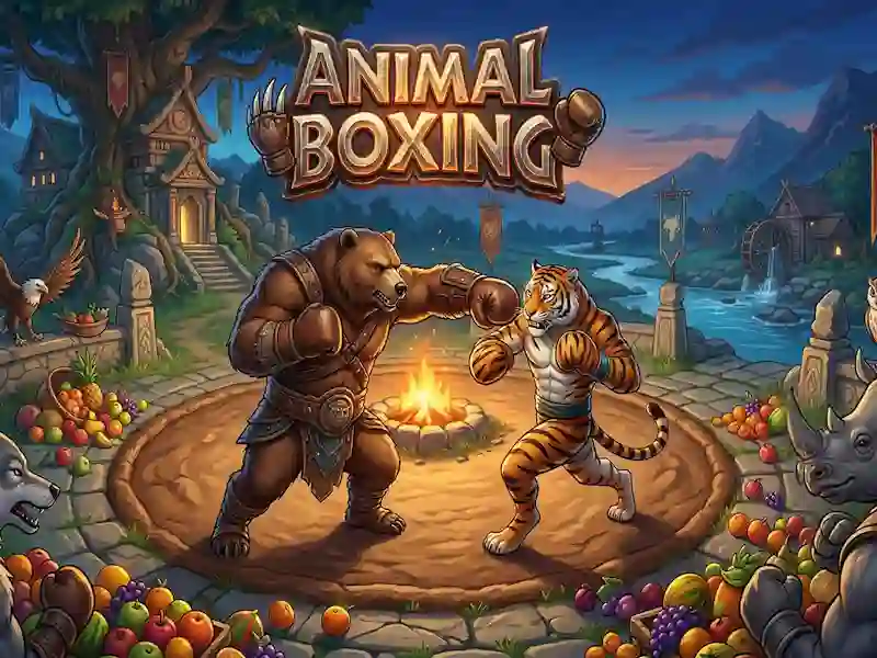 Lojë Animal Boxing në internet