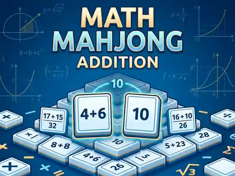 Lojë Math Mahjong Addition në internet