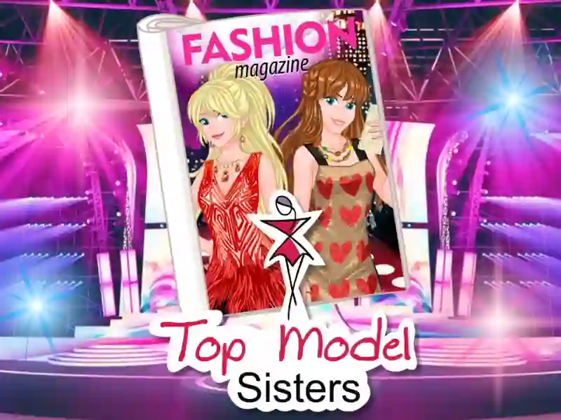 Lojë Top model sisters në internet